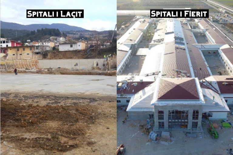 The double standards in the construction of the hospital of Laç and Fier