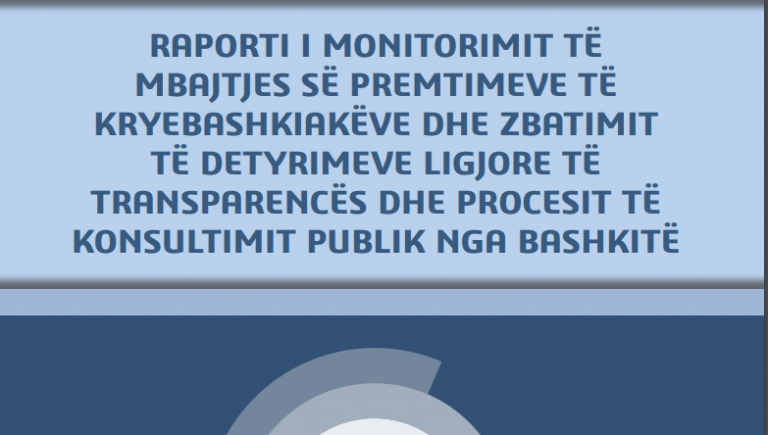 Faktoje presents a report on the transparency and accountability level in 10 municipalities