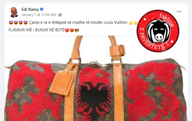 Louis Vuitton Bag with Albanian Flag｜TikTok Search
