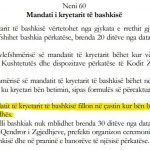 Neni 60 ligji per veteqeverisjen vendore